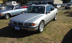 Make
BMW
Model
740i
Year
2000
Colour
Silver
kms
207775
Trans
Automatic
2000 BMW 740I, 4.4L DOHC V8 Engine With Automatic 5 Speed Transmission, All Power Options, Cruise Control, Power Windows And Locks, Power Mirrors, A/C, Factory Offset Wheels With