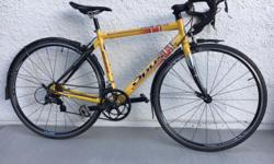 Used Opus in good condition.
Very light, with carbon and aluminum frame.
This bicycle is very quick and and smooth on the road.
I got new tires, chain and a number of other parts in the beginning of summer. This ride has absolutely no issues; very