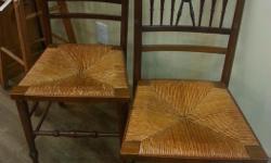 Beautiful pair of antique hand turned mahogany caned chairs from the late 1800's/early 1900's. All caning is original while the chairs have been restored and are now a very solid sturdy pair.
The Old Attic
Vintage ~ Antiques
Retro ~ Modern
Old ~ New
Open