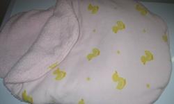 Selling a pink bunting bag with yellow duckies on it. Warm and fuzzy thick fleece. Newborn+, Comes from a smoke free home.
This would be a great holiday gift for an expecting mother.
Located in Ingersoll. May deliver in Ingersoll or Woodstock.