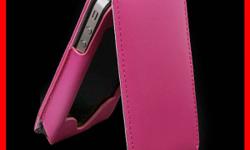Pink Leather Flip Case Cover Pouch For iPhone 4
Provide excellent protection.  Protect your phone free from scratches and bumps and also protects your phone in style.    
Tight fit enhances the curves of your iPhone
Unique design allows easy access to all