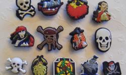 Sets of 11 or 13 Pirate Shoe Charms or Magnets
Great for parties & cakes!
PayPal payment accepted