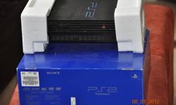 Sony Playstation 2. Original owner. Included 2 original controlers as well as 2 wireless controllers.  Also included 25 games including: Madden 2006, Madden 2004, NHL 2004, NHL 2007, NHL 2009, Fire Blade, Hot Shot Golf 3, Medal of Honour - European
