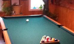 4x8 slate pool table. Cues and balls included.
This ad was posted with the Kijiji Classifieds app.