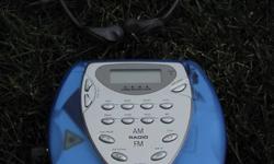 Portable CD player and case
Great for walking or running