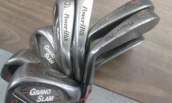 This is a nice set of right handed Power Bilt Grand Slam oversized irons from 3-PW.
Asking $48.00 set
Located at
Red's Emporium
26 High St, Ladysmith
250-245-7927
Hours of Operation
Noon-6pm Mon-Sat
Except Fri 10-5pm