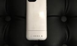 This is a charging case for your Iphone 5. Few minor cosmetic scratches. Case works great. I used this charging case with my last Iphone before I upgraded. No need for it anymore. Adds 120% to your current battery life. Text for more information.