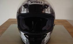 For sale is my top of the line riding equipment. Shoei Diabolic helmet (Dual graphic - Heaven and Hell) size large (7 38"-7 12") mint condition, hardly worn. Perfect Alpinestars premium leather jacket with full professional padding (back, shoulders,