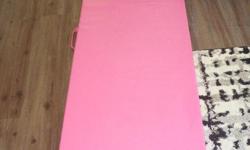 The Apple Athletic Exercise Mat provides firm support and shock absorption to relieve pressure points and stresses on your body. Light and compact, this exercise mat comes fitted with a convenient handle for easy carrying and storage.
* Firm exercise mat