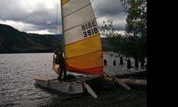 16' catamaran with a 28' mast. In excellent condition, including sails. hulls have been redone and ready for fun.
OBO