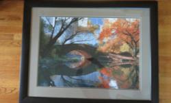 A beautiful 35 x 45 print with shadow in the water and a new frame. Just the frame worth more than the asking price.