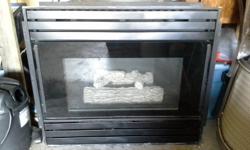 Flat glass face for heating a large room. Direct vent, Canadian made.
Width_36"
Height-21"
Depth-18"
Pilot and controls are on front for easy access.
Only $175