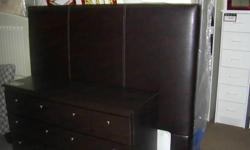 Brown Leather Headboard.
Bolts onto rug roller frame.
We have frames on sale too.
SIDNEY BUY & SELL
your furniture, mattress and more store
We are Buying and Selling.
New and Used.
Come SEE. 9818 Fourth St. Sidney BC .
Check our other ads for more deals