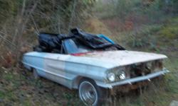 Make
Ford
Model
Galaxy
Year
1964
Colour
gray
kms
12345
Trans
Automatic
this car is complete most body work is done motor is a 352 witch we had running last year and it ran very well will map a great car