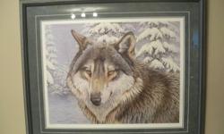 Limited Edition 299/500 Randy Fehr Wolf Framed
Frames was scuffs on edges
Aprox.  31X25 inches including frame