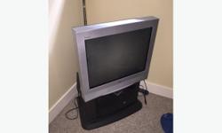 27"rca flatscreen and stand great condition or 10 for tv 15 for stand will deliver in port alberni