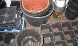 free plant pots of different sizes. ask for Kate or Barry