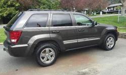 Make
Jeep
Colour
Khaki brown
Trans
Automatic
kms
245000
2005 Jeep Grand Cherokee - HEMI Limited Edition 5.7 4X4
245K with routine scheduled maintenance. Hemi runs great with mostly highway miles.
Loaded Limited edition, navigation GPS system, heated
