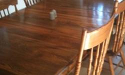 Beautiful solid oak dining table for sale. Comes with seven chairs, seats six comfortably and up to ten with the extra leafs added. In excellent condition!!
Asking $700 OBO
Please contact 403-340-2846 if interested.
Thank you
This ad was posted with the