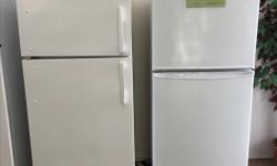 We currently have a few different makes and models of apartment sized fridges. Photos displayed may not represent what we currently have in stock as we have a constant turnover of all appliances. Priced between $249-289. All units have been checked,