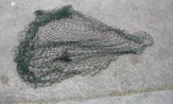 Replacement Netting for Salt Water for Landing Net.
36 by 32 inch.
In very good condition.
ITS A HOUSE NUMBER SO DO NOT TEXT.
""DO NOT"" CALL BEFORE 8 am. OR AFTER 9:00 pm.
CASH ONLY. PICKUP ONLY
VIEW MAP for general location.
View poster's list for this