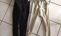 Black riding pants, Elation, brand new from Greenhawk size 8
Beige riding pants, Kerrits, size small are like new, only worn twice.
$20 each
