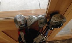 I no longer golf so will not be needing these clubs. They come with the bag and some balls.