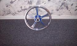 Aluminum Rim for Bicycle or Cart, etc. 11" OD (measured from outer edge rim) Never used. New condition.