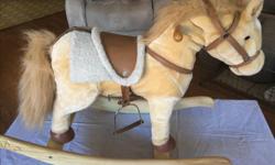 Rocking horse makes noise well made barley used $45 OBO