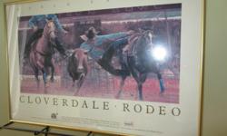 Cloverdale Rodeo Poster
1990
framed under glass