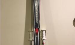Here is a perfect pair of Rossignol Skiis. Size 177 cm. Comes with Solomon bindings. A pair of poles. A Solomon Ski Bag to carry your skiis and poles. We also have a few pair of boots available if required.