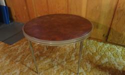 Excellent condition- round card table, easy to store