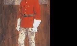 Mint condition. Safely stored since purchase in 1973.
RCMP Centennial mural (1873 - 1973).
Depicts first official uniform of Royal Northwest Mounted Police.
47.5" x 74"
For the collector.