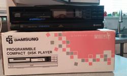 samsung programmable cd player in excellent condition.