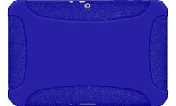 Never Used Blue Amzer Silicone Case for Samsung Galaxy Tablets (10.1"). Surprisingly low profile for such a rugged product. Great for kid proofing.