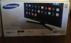 I'm selling a brand new 50' Samsung smart tv. It's still in the box and has never been opened. I received it as a gift but I already have two larger tv's so no need for this one.