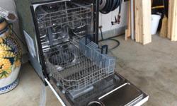 For sale Samsung stainless steel dishwasher, outside is white, needs new drain hose. 75.00 obo. Works great.