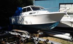 Sangster Boat
23ft., no motor,needs a littleTLC
White & Blue
Would make a good pod boat.
Please call Daryl ph. 250-240-3520