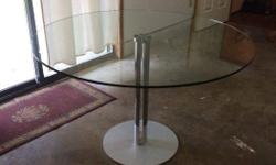 Beautiful glass table with stand. Bought at Scan Designs in Victoria, original price of this table was around $1000. I am asking 150 or best offer
Will drop off
Please text or call Kelly at 250-889-2640 (leave a voicemail if i am not available)
Thank you