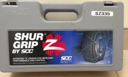 Shur Grip SZ335 cable chains fits 215/65-16. New, never been used.