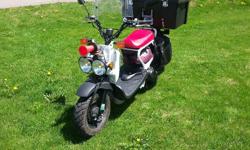 2014 Honda Ruckus...excellent condition...registered till April 2017
Only 2807 KM... Gas engine...$5.00 to fill....with add extras
50CC-engine
Check out my other ADS....