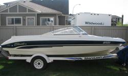 18 ft open bow. Set up to fish, ski or just cruise to your favorite spot. Comes with a 5.0 V8 Volvo penta, Two Canon Telescoping electric downriggers with flush mount hardware. Hummingbird depth sounder. Alpine stereo system. Happy troll bracket, Swing