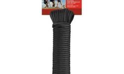 SecureLine 5/32" x 50ft Military Grade 550-Nylon Paracord - Black
- strong & durable
- abrasion & mildew resistant
- 7 versatile twines in core
- 110lb safe working load, 550lb max load
- brand new in package
- $10 firm
PRODUCT DESCRIPTION:
The Military