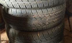 Set of 4 185/65/R14 tires. Uniroyal Tiger Paw all season tires