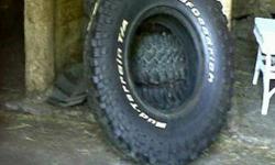 Set of 4 in good shape approx 75% tread. Size 35x12 R 16.5. Asking 350 obo. Serious inquiries only.  613-227-2892