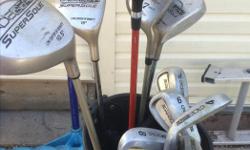 see pic for close-up of clubs, Muscle Back by Northwestern is opposite side to the rest of the clubs