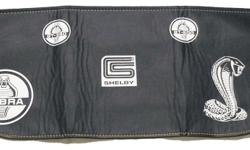These fender cover mats will help protect your fenders from grease and scratches while you are working under the hood.
Dark blue mat with white lettering and logos.