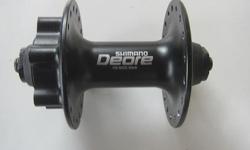 Shimano Deore front hub with disc brake mount. Has been used a few times but is in mint condition. $25 new.