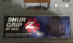 Shur Grip Chains SZ335 - new in the box $40
For tire size see pictures
Will deliver to the Comox area
250-618-9574