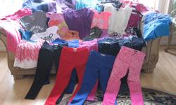 Fantastic assortment of clothing for approximately 11-12 year old girl. Brand names include Aeropostale, Traditional Craftwear, Beautees, Urban Star, Old Navy, Dance Co., Gap Kids, Streetwear Society, Popular Sports, Squeeze and more. All items in great